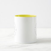 Upload Your Own Logo Elegant Modern Promotional マグカップ (中央)