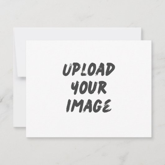 Upload your own Wedding RSVP Card (正面)