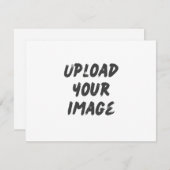 Upload your own Wedding RSVP Card (正面/裏面)