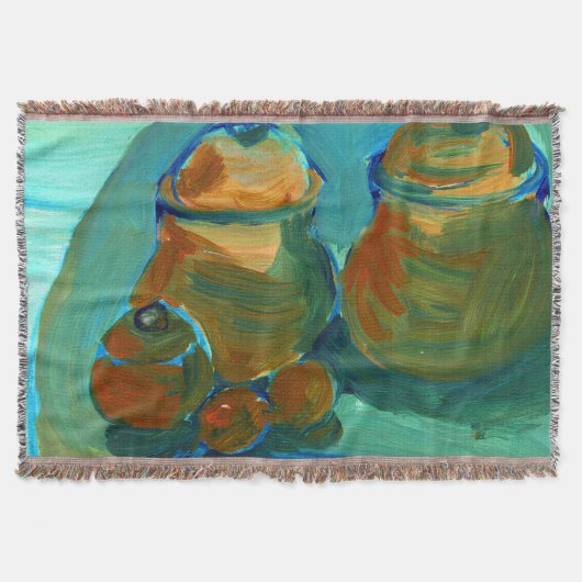 Upload Your Painting | Turn Custom Art Image to  スローブランケット (正面)