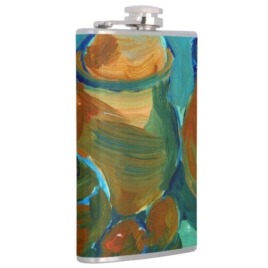 Upload Your Painting | Turn Custom Fine Art to フラスク (右)