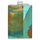 Upload Your Painting | Turn Custom Fine Art to  フラスク (裏面)