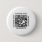 Upload Your QR Code Simple Website or Scan to Pay 缶バッジ (正面)