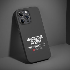 Uploading to Gym Failed Funny Fitness Humor iPhone 15 Proケース