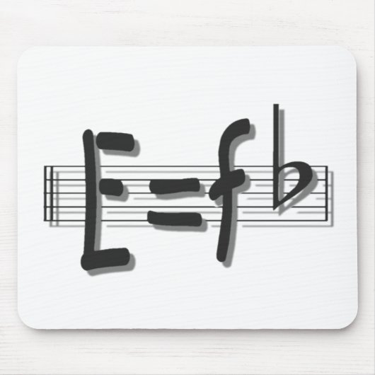 UPLOADwhitewithの影PNGのために平らなeのeq F マウスパッド (正面)