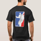 UpOnOne.com NBAのスタイルのロゴ Tシャツ (裏面)