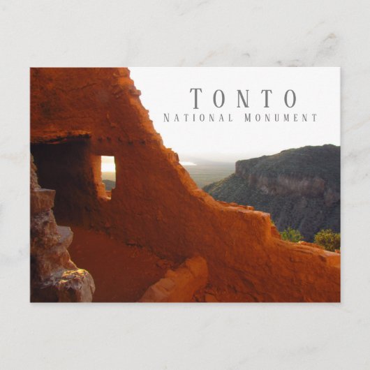 Upper Cliff Residence, Tonto National Monument, AZ ポストカード (正面)