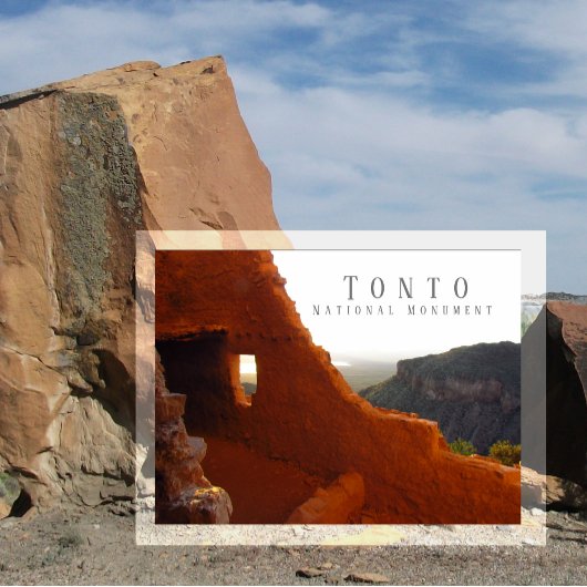 Upper Cliff Residence, Tonto National Monument, AZ ポストカード