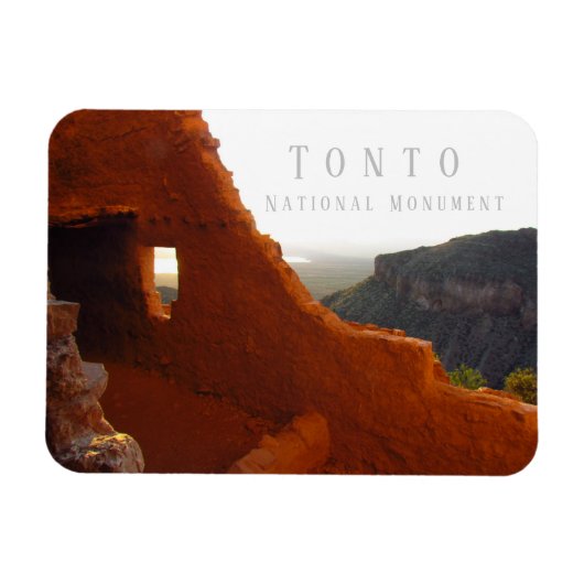 Upper Cliff Residence, Tonto National Monument, AZ マグネット (横)