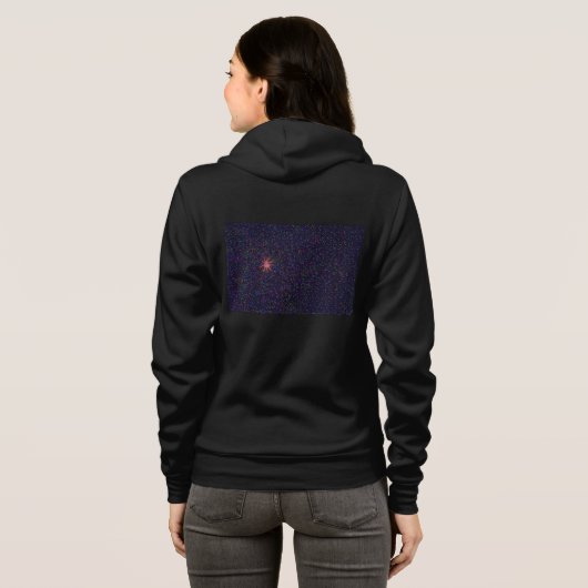 Upper Dimension of Universes Women's Zip-Up Hoodie パーカ (裏面フル)