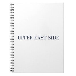 Upper East Side Spiral Notebook Journal ノートブック
