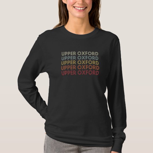 Upper Oxford Pennsylvania Upper Oxford PA Retro Vi Tシャツ (正面)