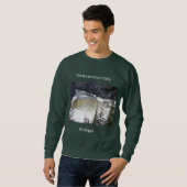 Upper Tahquamenon Falls winter shirt  スウェットシャツ (正面フル)