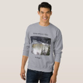 Upper Tahquamenon Falls winter shirt  スウェットシャツ (正面フル)