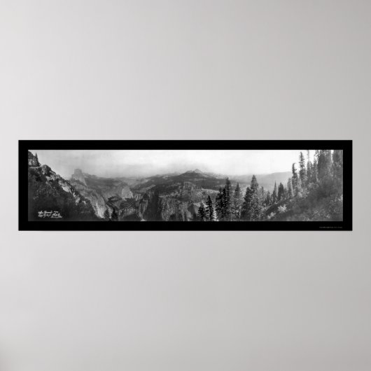 Upper Yosemite CA写真1911 ポスター (正面)