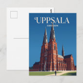 Uppsala Cathedral Sweden ポストカード (正面/裏面)