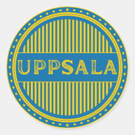 Uppsala City Pride Emblem – Swedish Identity ラウンドシール