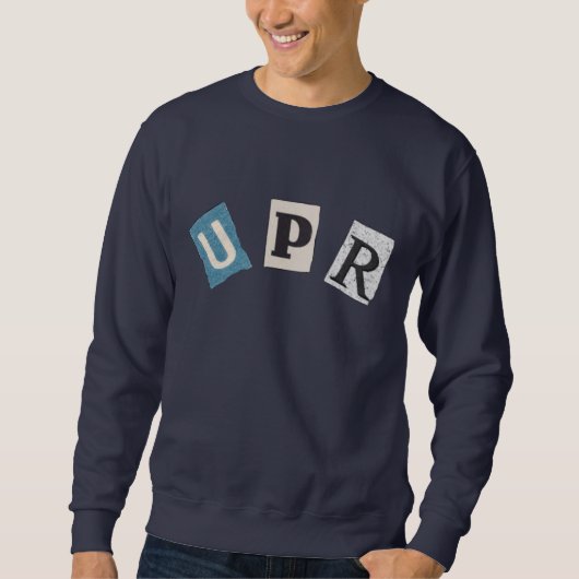 UPR UNIVERSITY AESTHETIC SWEATER スウェットシャツ (正面)