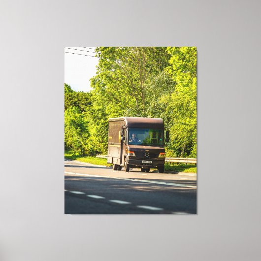 UPSの作動中 キャンバスプリント (正面)