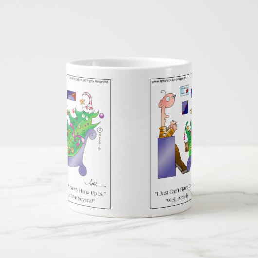 UPSマンつるガコーヒーマグ ジャンボコーヒーマグカップ (正面)