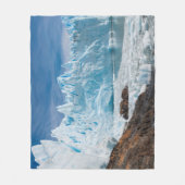 Upsalaの氷河 フリースブランケット (正面)