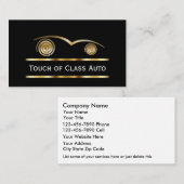 Upscale Auto Repair Business Card 名刺 (正面/裏面)