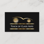 Upscale Auto Repair Business Card 名刺 (正面)