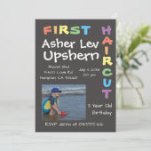 upshern upshernish upsherin招待状招待 招待状 (スタンド正面)