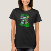 Upside Down Is My Normal Design St. Patricks Cheer Tシャツ (正面)
