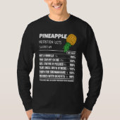 Upside Down Pineapple Pineapple Nutrition Facts Sw Tシャツ (正面)