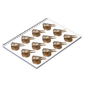 Upside-Down Sunshine Cat ノートブック (左側)