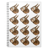 Upside-Down Sunshine Cat ノートブック (正面)