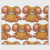 Upside Down Teddy Bear ラッピングペーパー (フラット)