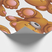 Upside Down Teddy Bear ラッピングペーパー (角)