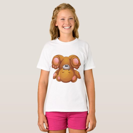 Upside Down Teddy Bear Tシャツ (正面フル)