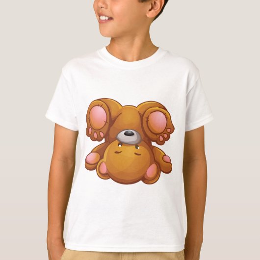 Upside Down Teddy Bear Tシャツ (正面)