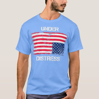 Upside down US Flag Tシャツ