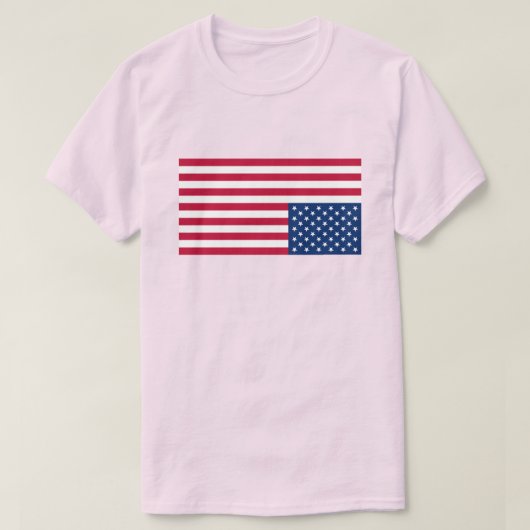 Upside Down USA Flag中絶権Tシャツ Tシャツ (デザイン正面)