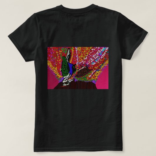 Upside Down World Tシャツ (デザイン裏面)