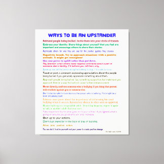 Upstander v IIのキャンバスプリント キャンバスプリント