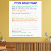 Upstander v IIのキャンバスプリント キャンバスプリント (インサイチュ (リビング))