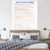 Upstander v IIのキャンバスプリント キャンバスプリント (インサイチュ (寝室))