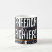 Upstate自由の戦闘機のマグ コーヒーマグカップ (中央)