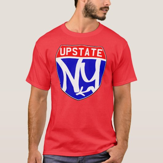 Upstate赤いT Tシャツ (正面)