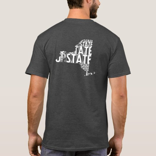 Upstate Clothing CompanyメンズNYはタイプエラーのワイシャツを支持します Tシャツ (裏面)