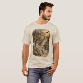 Upstream Legacy – ヴィンテージサーモンの荒野の遡上 Tシャツ (正面フル)