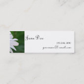 Upsyデイジー[細い] スキニー名刺 (裏面)