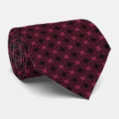 Uptown Trendy Circles Tie, Dark Pink ネクタイ (ロール)