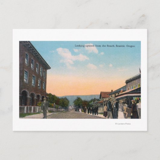 Uptown View from the BeachSeaide, OR ポストカード (正面)