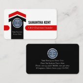 Upwards Successful Arrowhead Chairman 名刺 (正面/裏面)